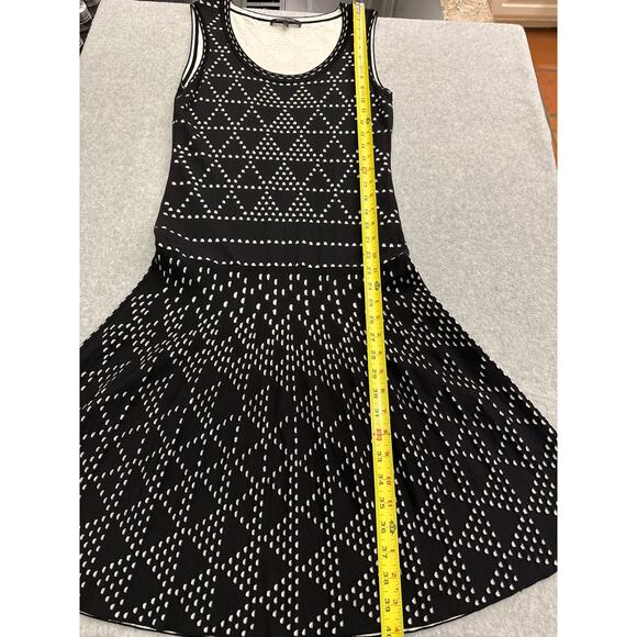 Nannette  Lepore Black and White Dazzling Diamond Dress - size Small - Picture 8 of 11